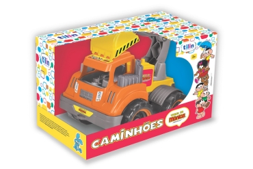 Caminhão Escavadeira Turma da Mônica